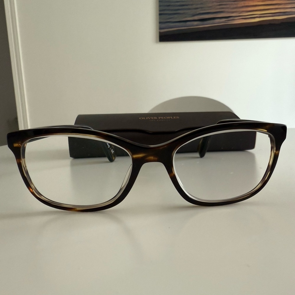 NWOT Oliver Peoples Tortoise Shell Glasses - Picture 5 of 8